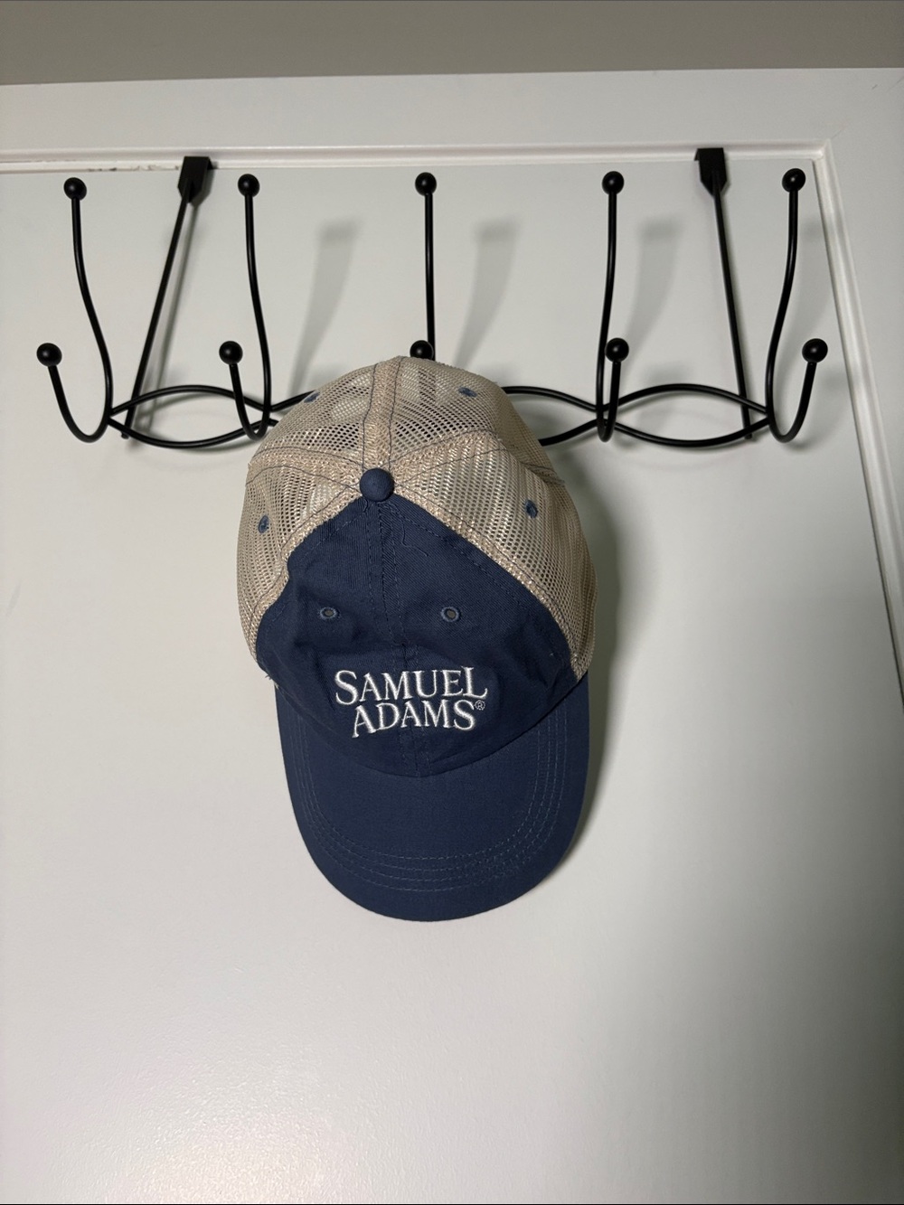 Samuel Adams Navy & Tan Mesh Back Baseball Cap